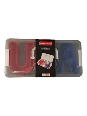 SureFresh Snackle Box - Red and Blue Letter Molds